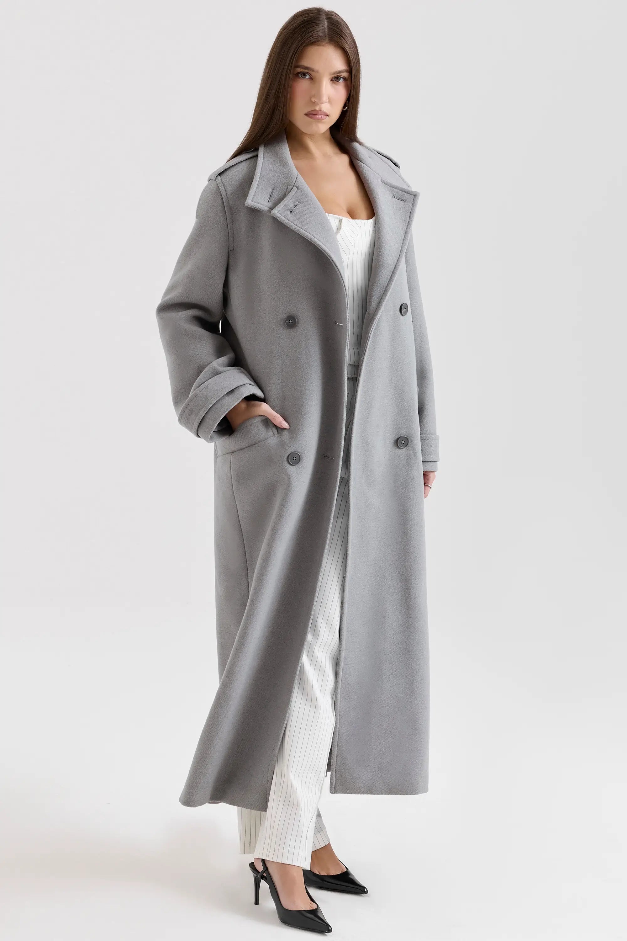 Abrigo Largo de Doble Botonadura – Modelo Sander