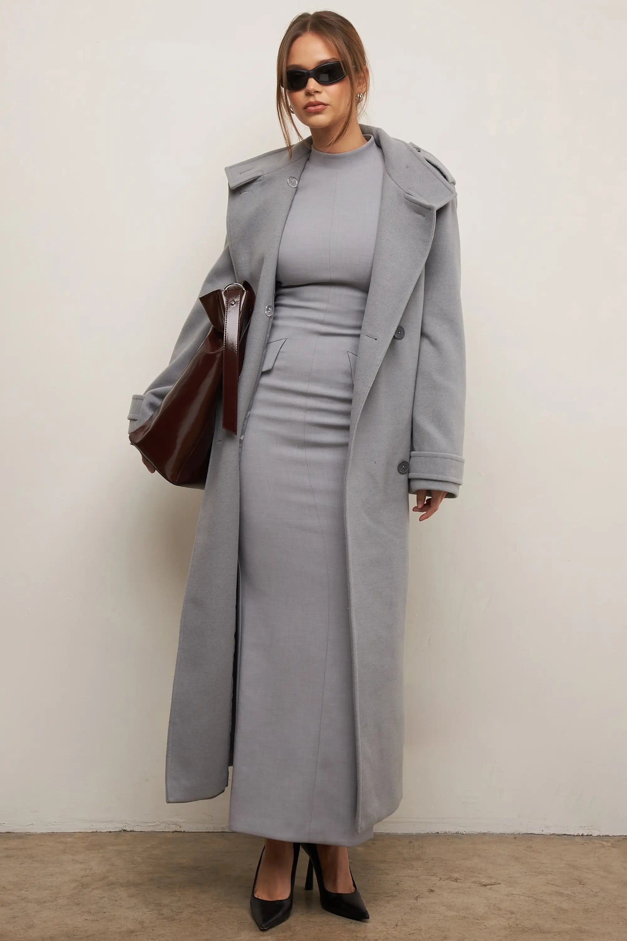 Abrigo Largo de Doble Botonadura – Modelo Sander