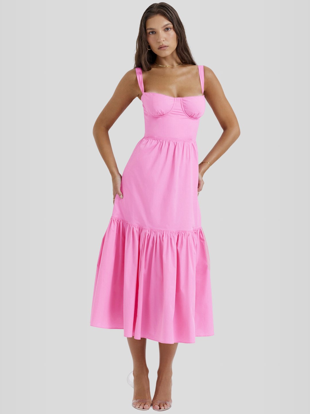 vestidos vestido mid vestido elegante vestido casual
Veliara store Veliara moldeadores shein vestidos vestido rosa vestido primavera