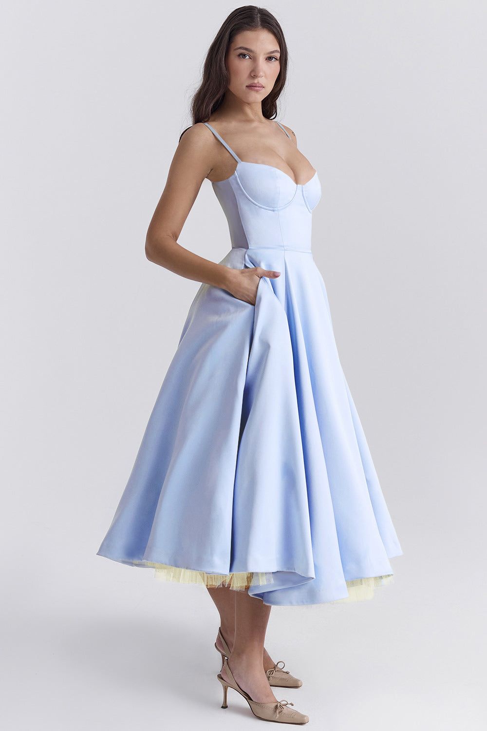 Vestido Midi Pasión - Moldea la Cintura | Doble Capa