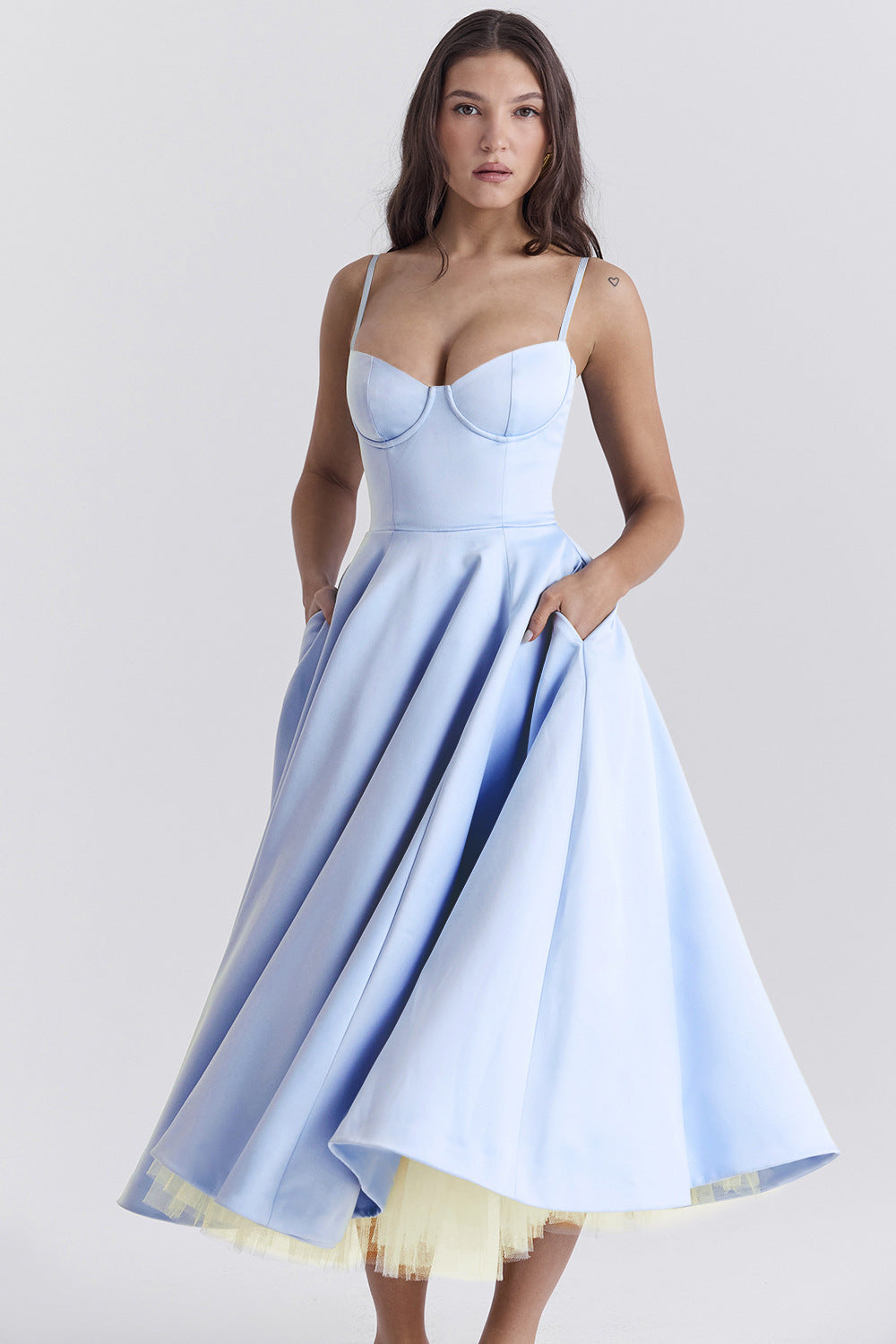 Vestido Midi Pasión - Moldea la Cintura | Doble Capa