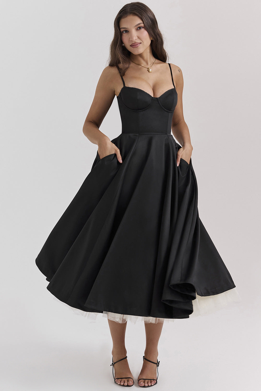 Vestido Midi Pasión - Moldea la Cintura | Doble Capa