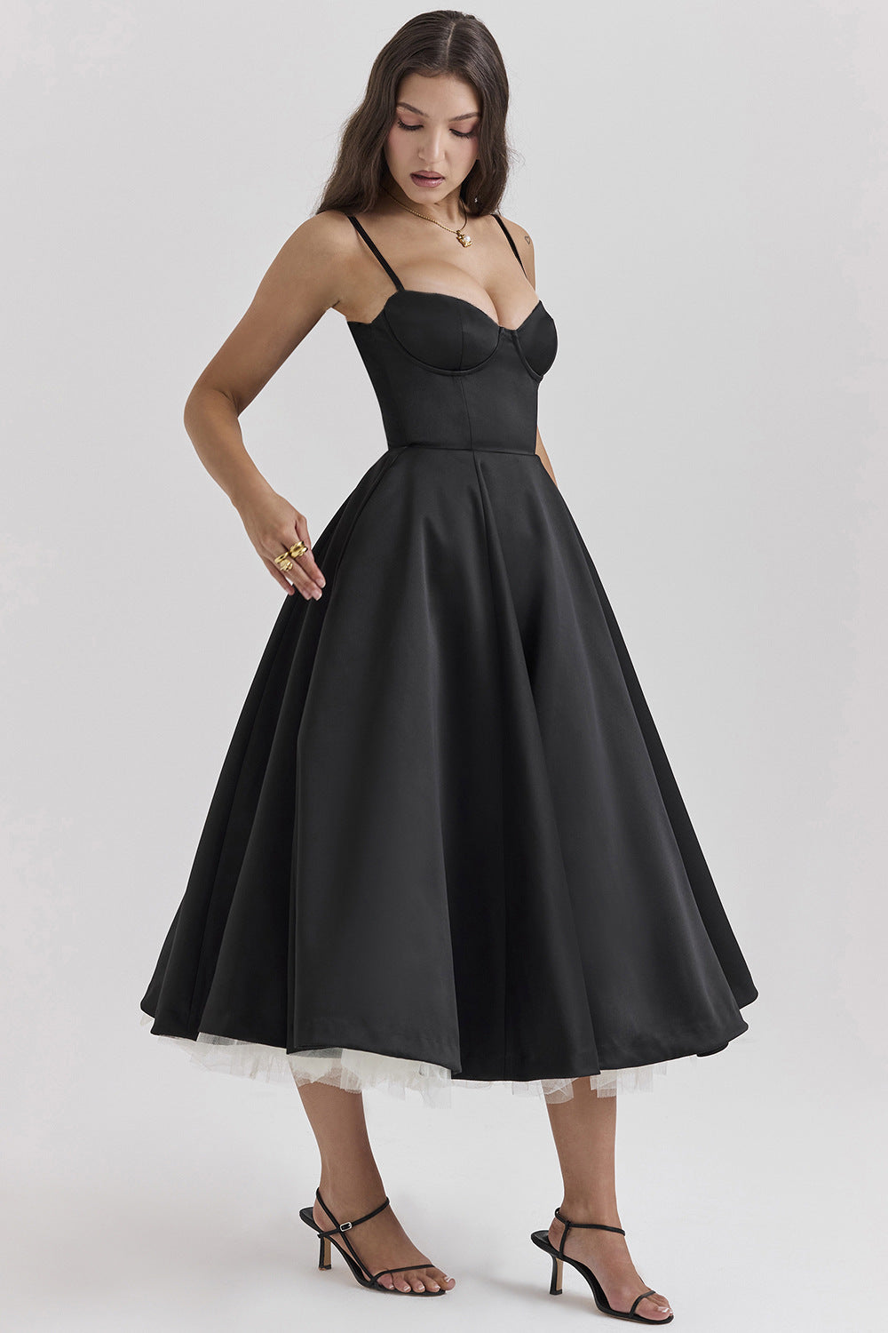 Vestido Midi Pasión - Moldea la Cintura | Doble Capa