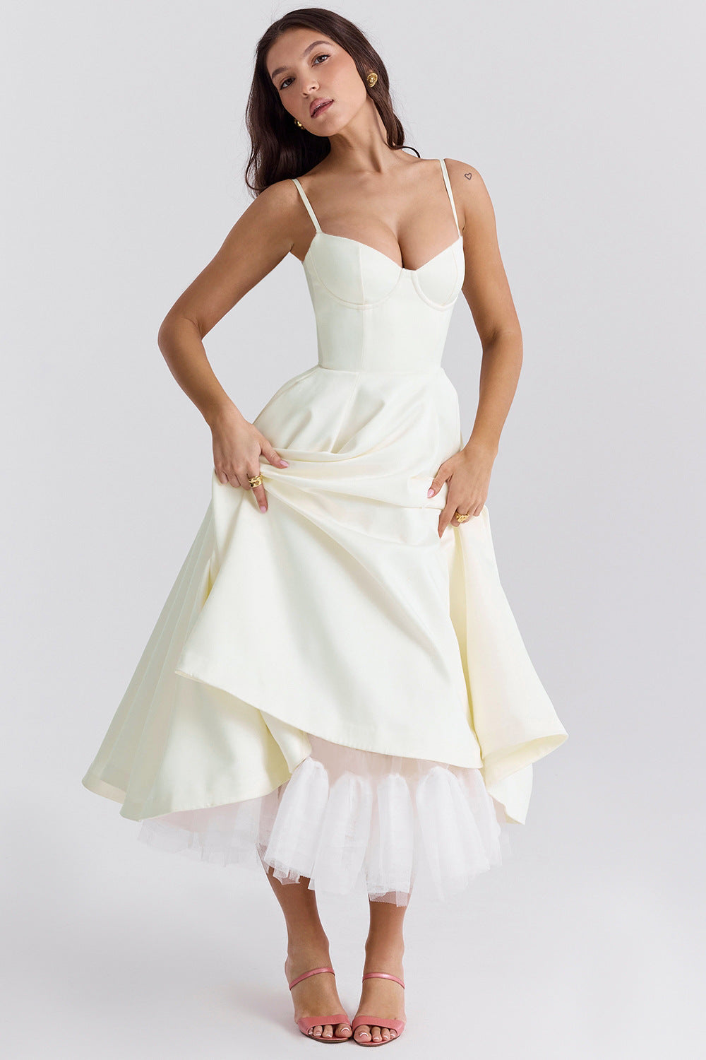 Vestido Midi Pasión - Moldea la Cintura | Doble Capa