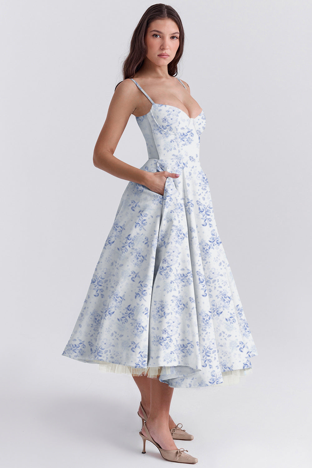 Vestido Midi Pasión - Moldea la Cintura | Doble Capa