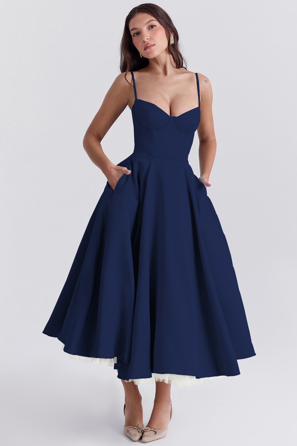 Vestido Midi Pasión - Moldea la Cintura | Doble Capa