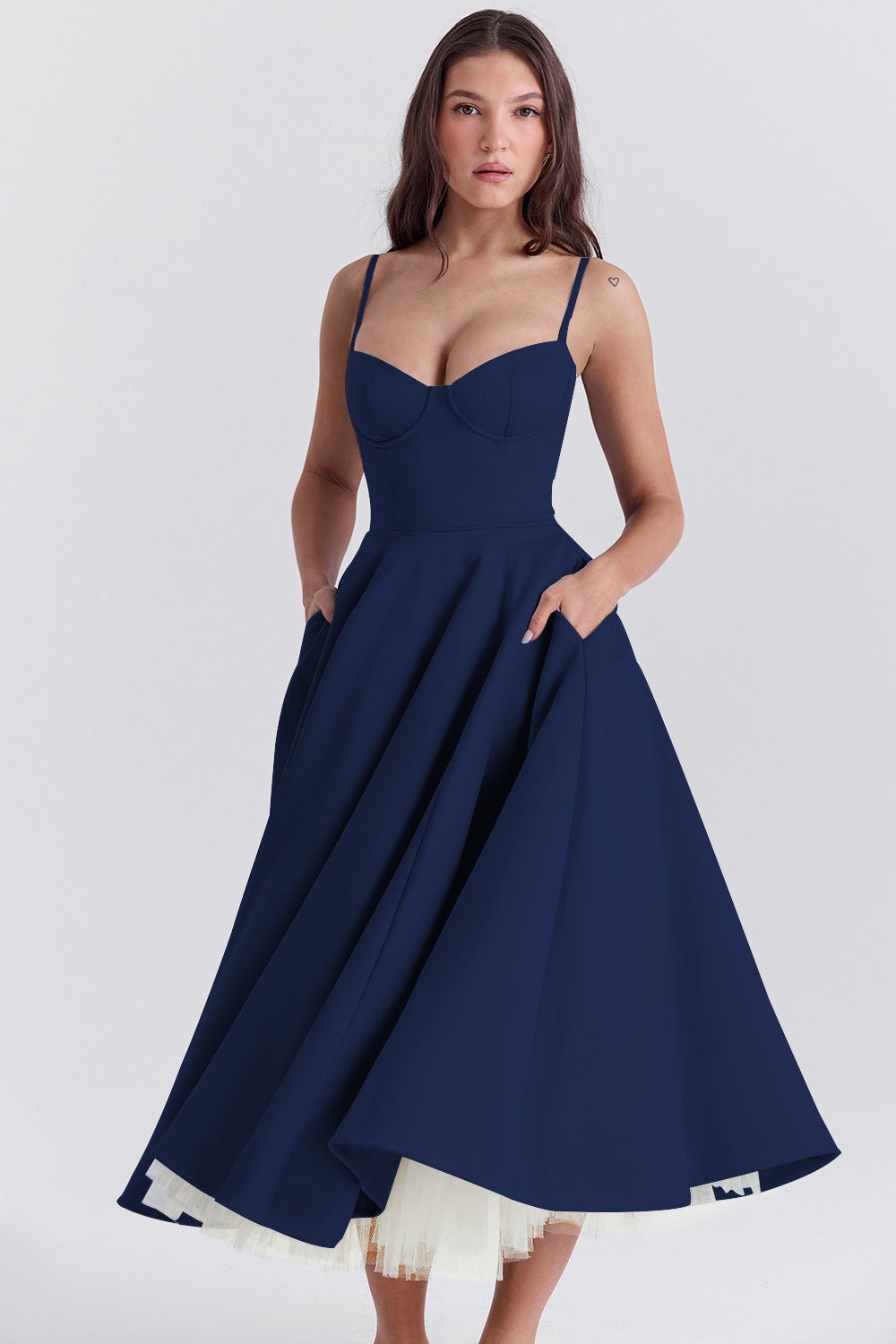 Vestido Midi Pasión - Moldea la Cintura | Doble Capa