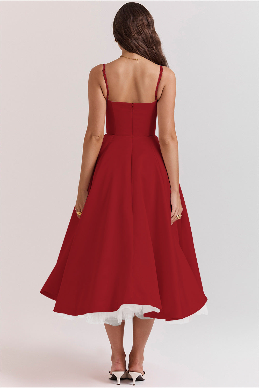 Vestido Midi Pasión - Moldea la Cintura | Doble Capa
