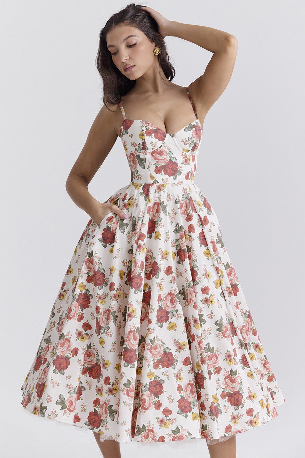 Vestido Midi Pasión - Moldea la Cintura | Doble Capa