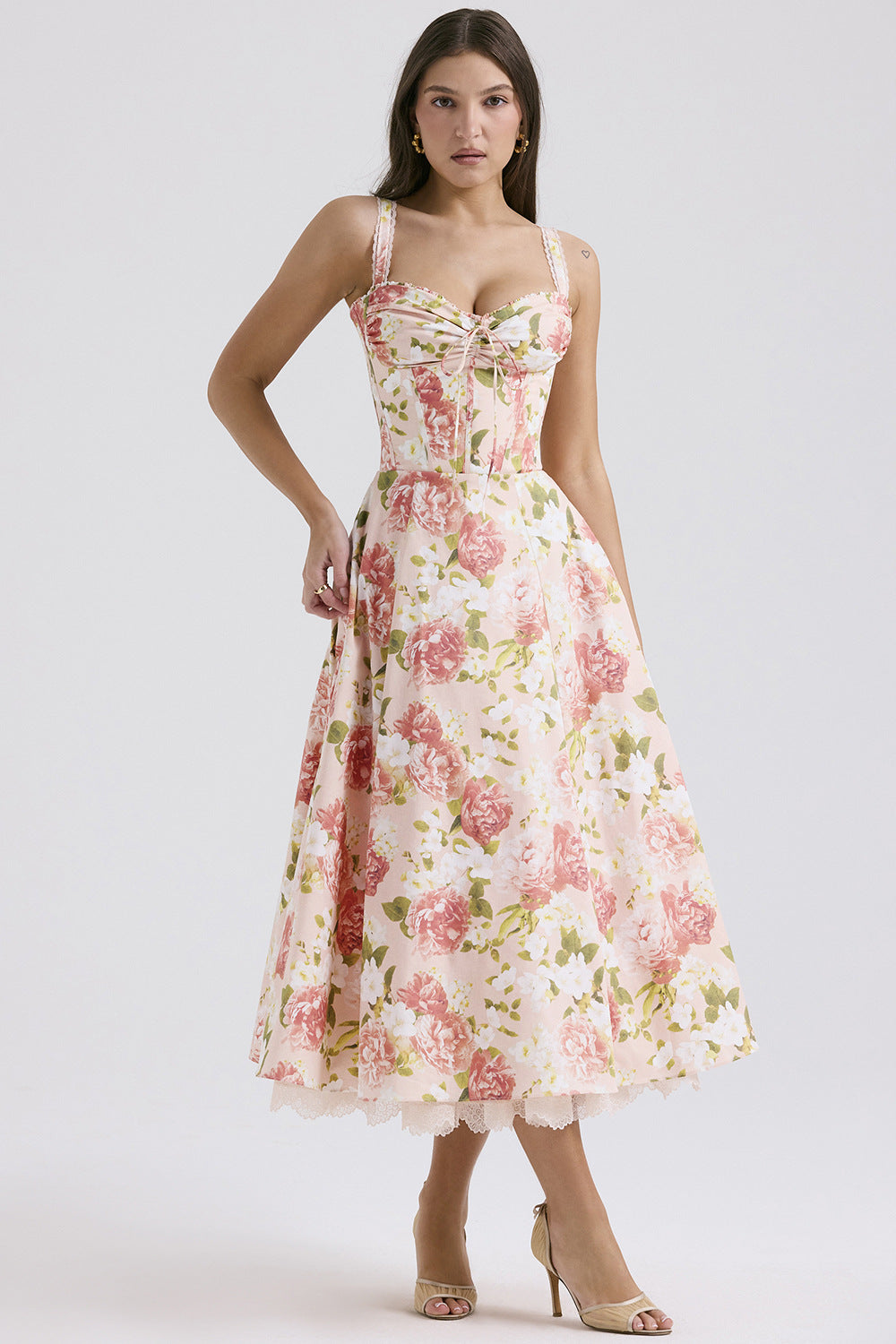 Vestido Midi Encanto Floral