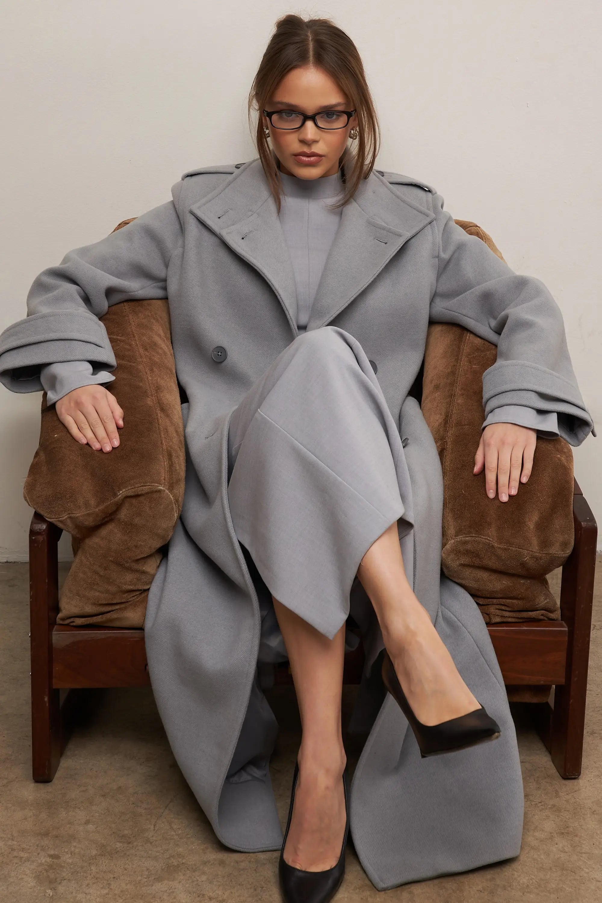 Abrigo Largo de Doble Botonadura – Modelo Sander