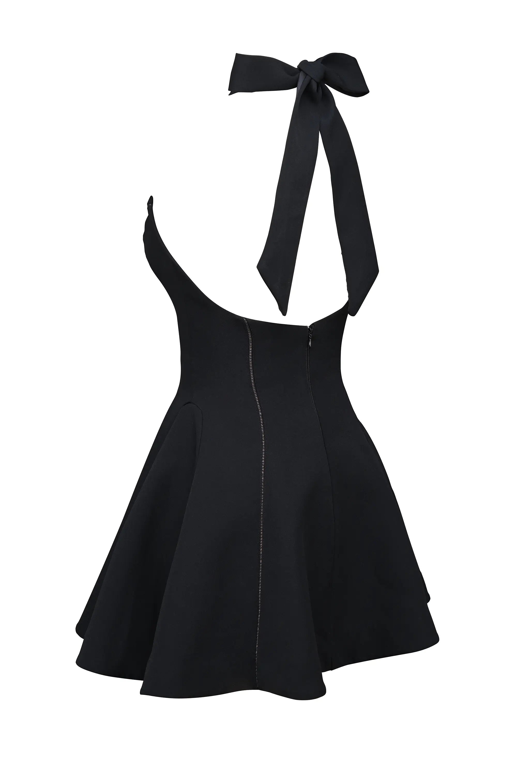 Vestido corto elegante
Vestido de fiesta corto
Vestido con escote asimétrico
Vestido con lazo en la espalda
Vestido para eventos formales
Vestido color negro
Moda femenina elegante
Vestido para bodas y celebraciones