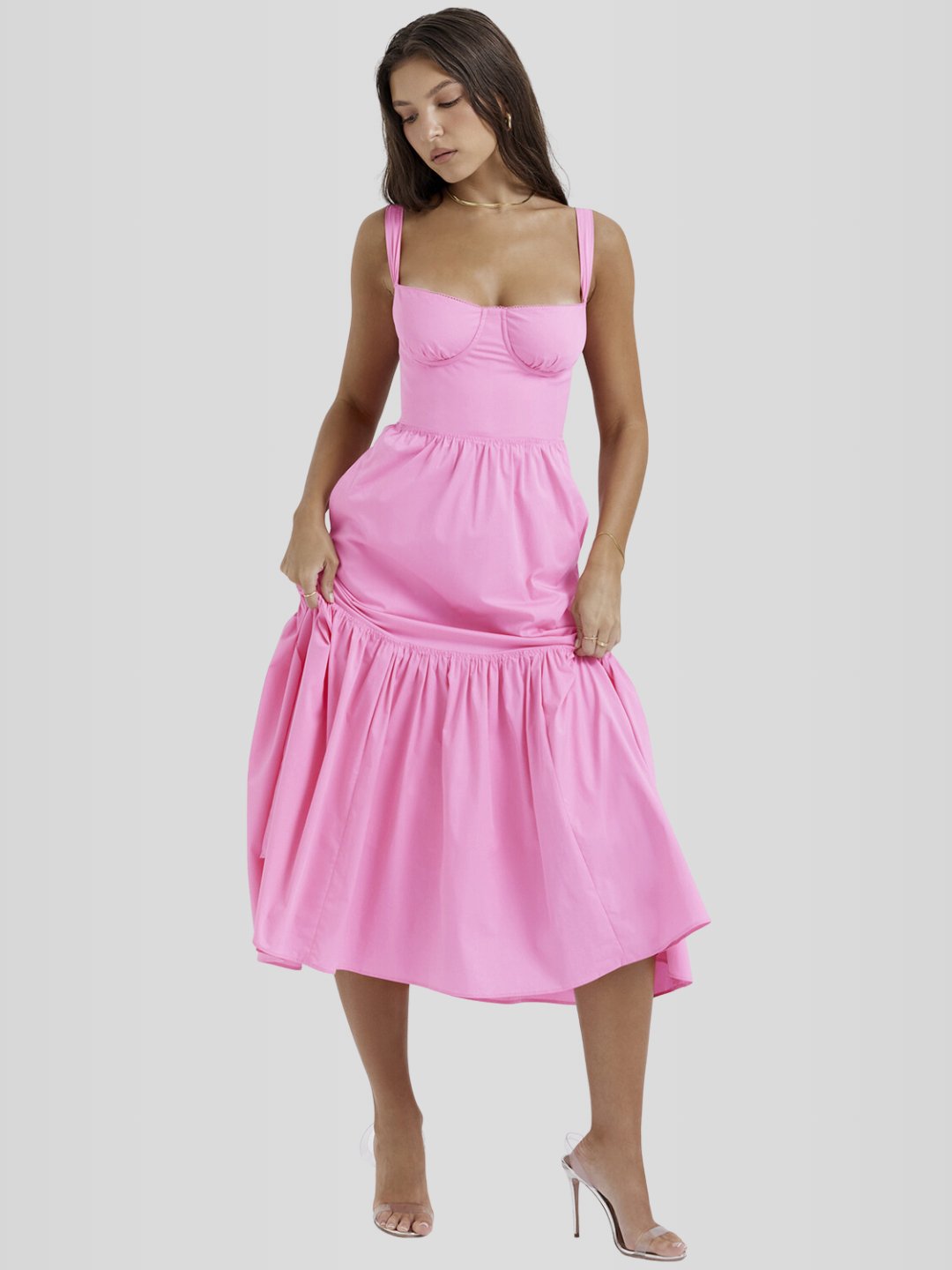 vestidos  vestido mid vestido elegante vestido casual
Veliara store Veliara moldeadores shein vestidos  vestido rosa  vestido primavera