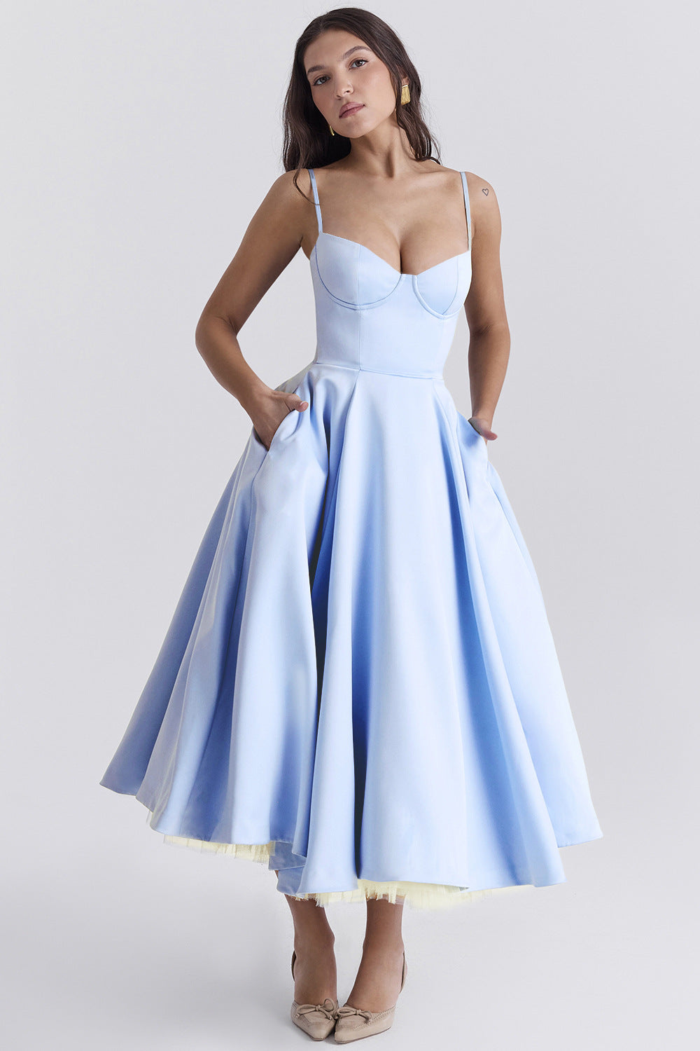 Vestido Midi Pasión - Moldea la Cintura | Doble Capa