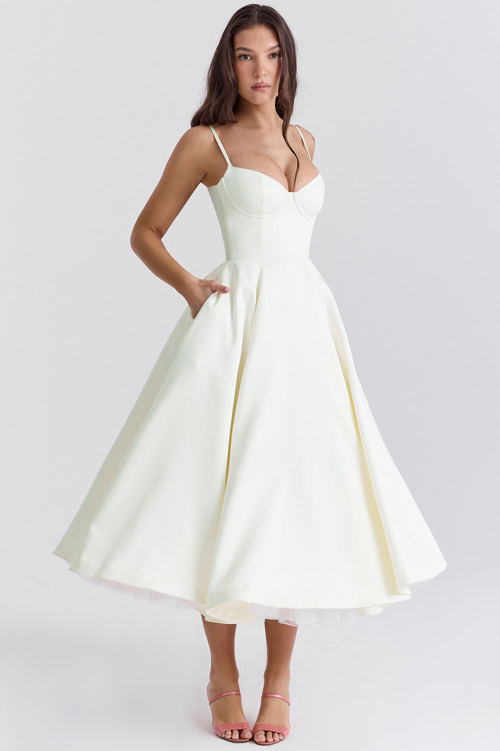 Vestido Midi Pasión - Moldea la Cintura | Doble Capa