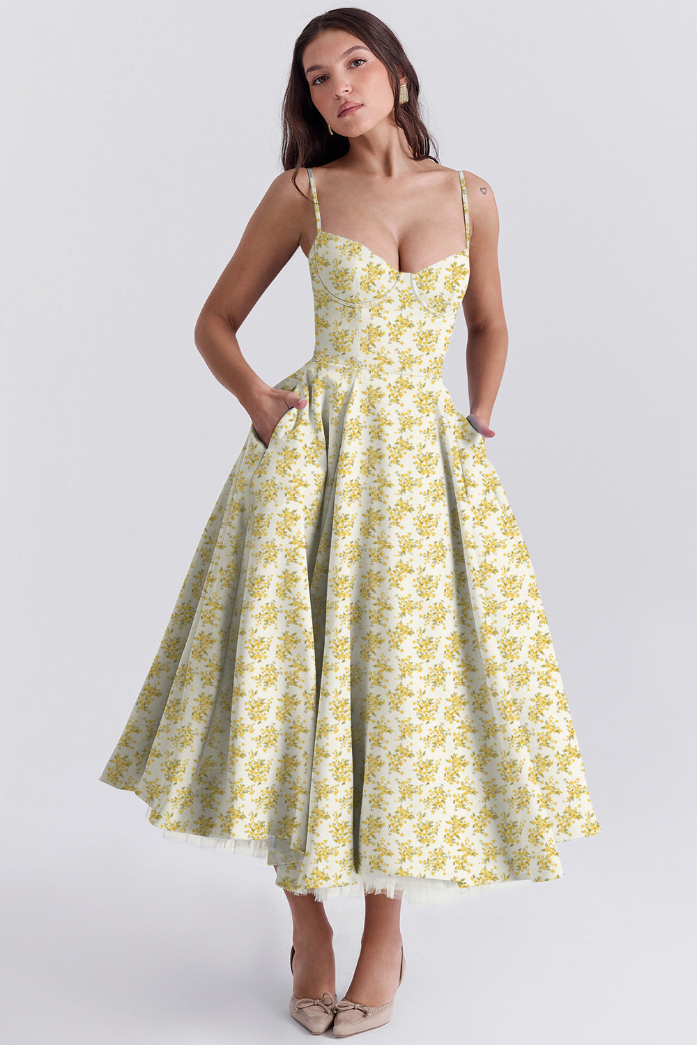 Vestido Midi Pasión - Moldea la Cintura | Doble Capa