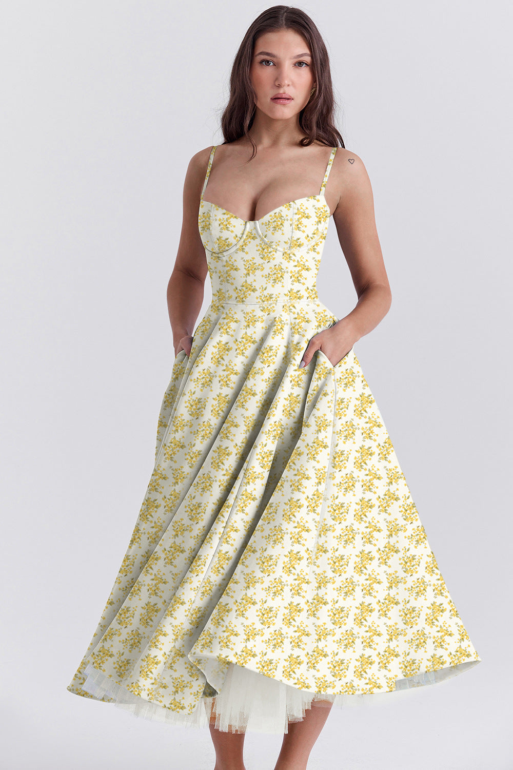 Vestido Midi Pasión - Moldea la Cintura | Doble Capa