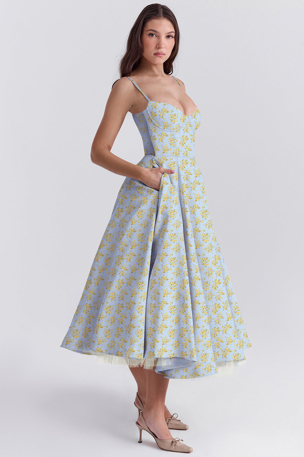 Vestido Midi Pasión - Moldea la Cintura | Doble Capa