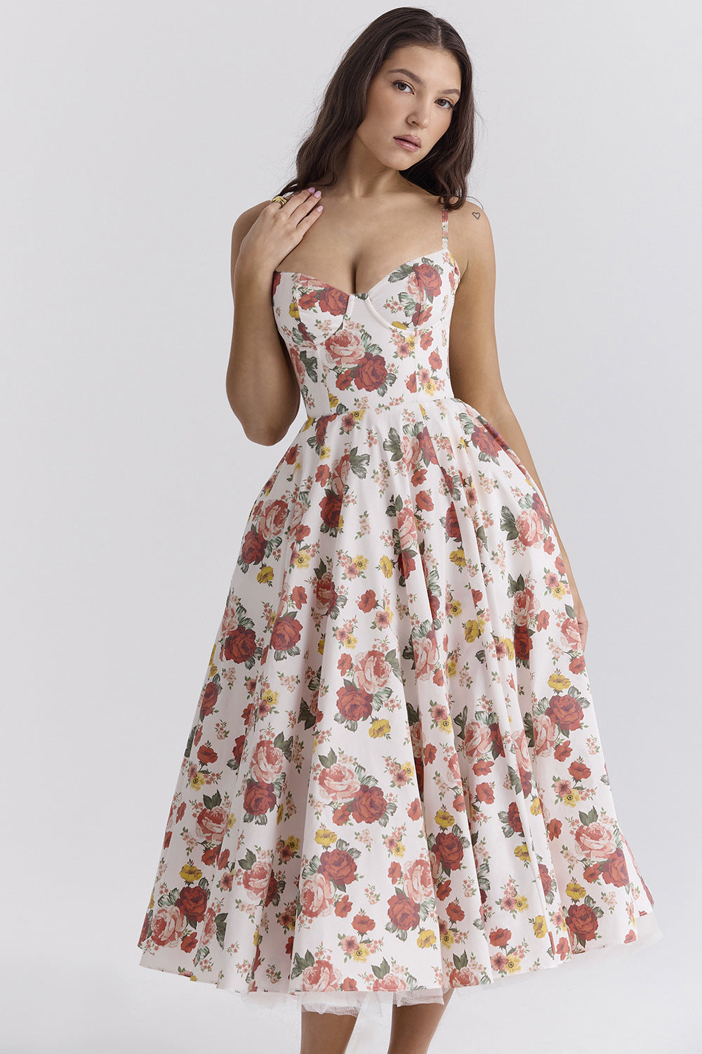 Vestido Midi Pasión - Moldea la Cintura | Doble Capa