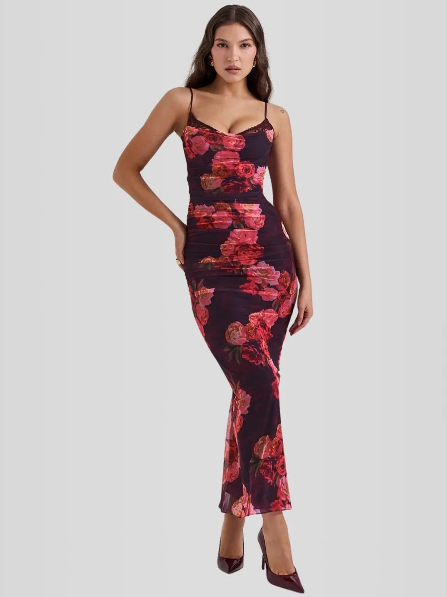 Vestido Largo Slim Fit - Modelo Nhayra