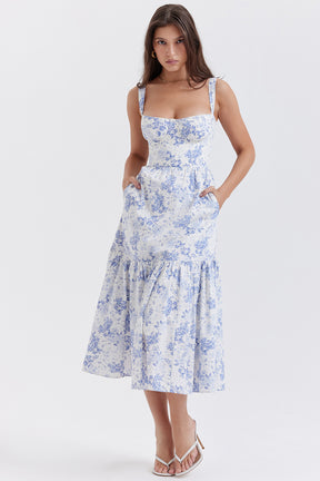 vestidos  vestido mid vestido elegante vestido casual 
Veliara store Veliara moldeadores shein vestidos  vestido fiesta  vestido floral  vestido estilo europeo vestido azul vestido azul claro